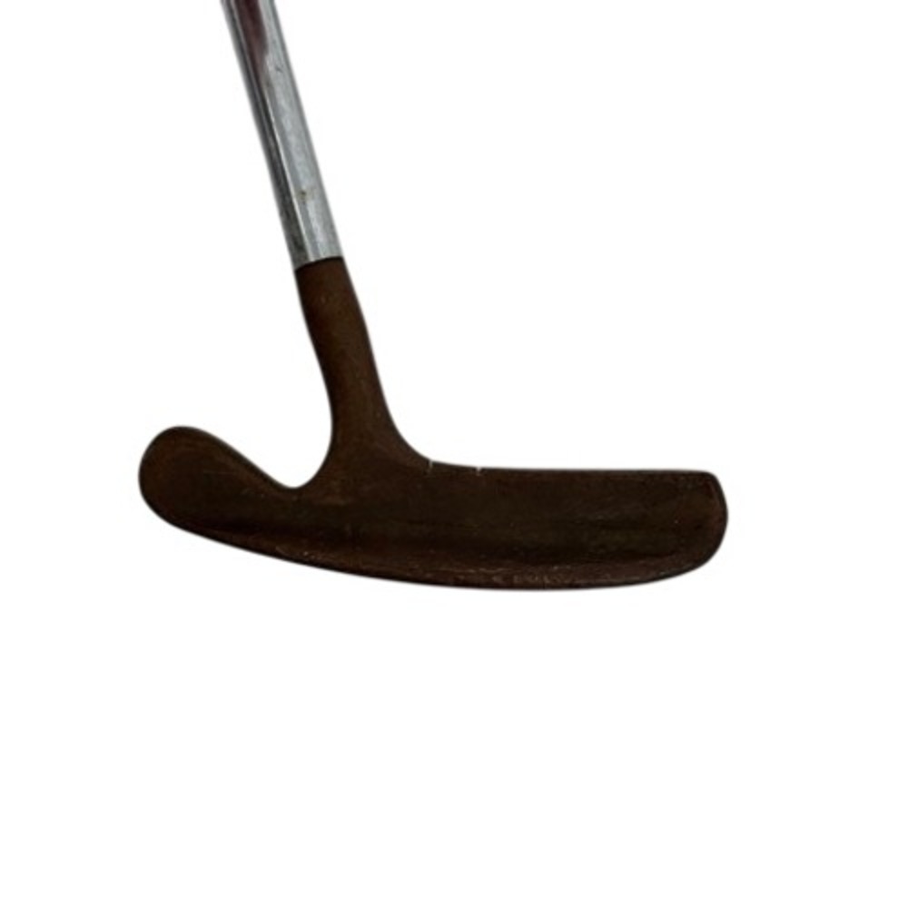 Acushnet Bullseye Putter Mens 36in FL 5-S John Reuter Jr Vintage Brass